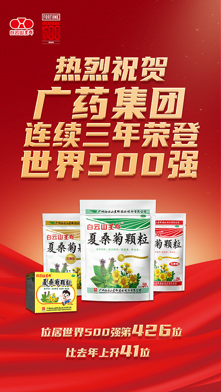 上升41位！廣藥集團世界500強排名再創(chuàng)新高，白云山星群添集團發(fā)展新活力